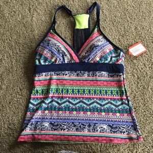 Title Nine Black Tide Tankini